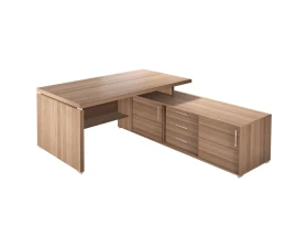 Стол с тумбой 2000х1800х770 КВ7 Вектор images