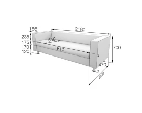 Диван 4-местный ALE4 Алекто MVK images
