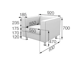 Кресло ALE1 Алекто MVK images
