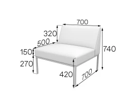 Модуль 1-местный A1 Астро MVK images