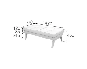 Банкетка Bev2B Беверли MVK images