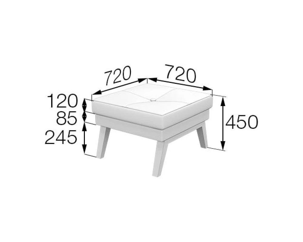 Пуф Bev1B Беверли MVK