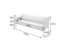 Диван 3-местный Brd3-2 Бридж MVK images