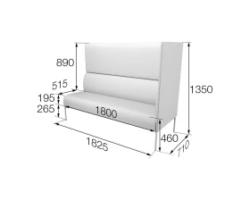 Модуль 3-местный левый высокий Brd3HL Бридж MVK images