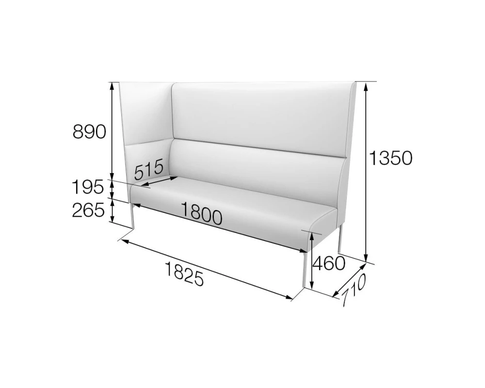 Модуль 3-местный правый высокий Brd3HR Бридж MVK