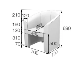 Кресло CHAIR1 Чаирмикс MVK images