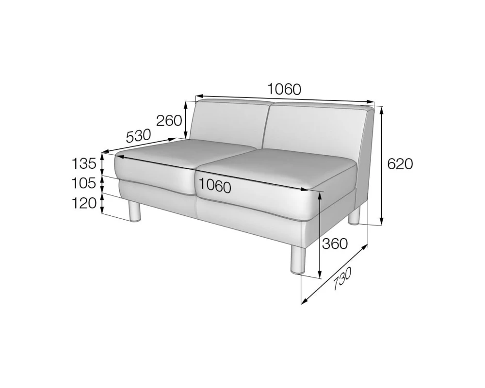 Модуль 2-местный EVO2 Эволюшн MVK