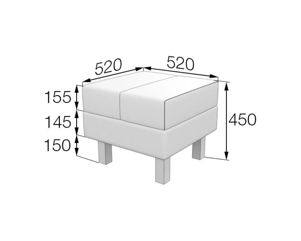 Пуф FL-b11 Флагман MVK