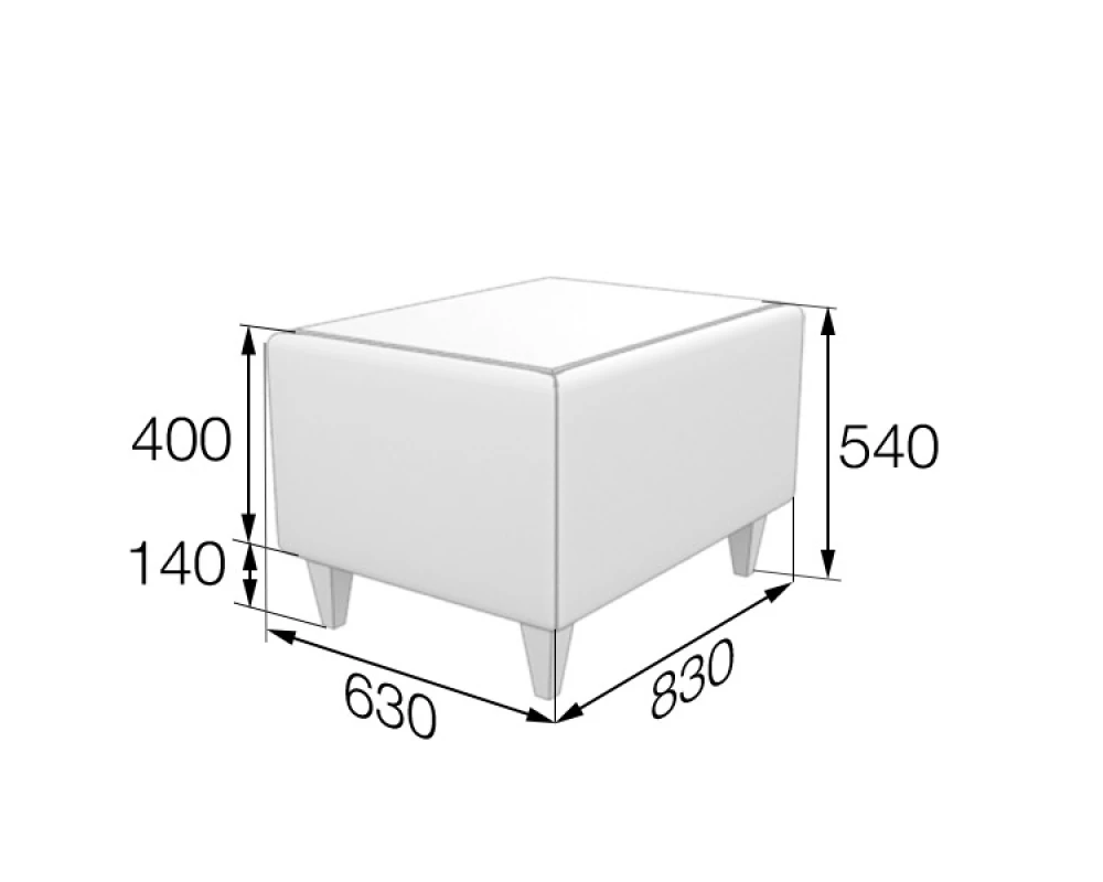 Стол прямоугольный KosT-1 Космо MVK