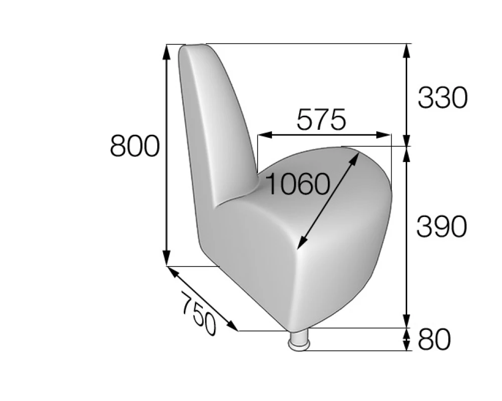 Модуль угловой внешний MixCV Микс MVK