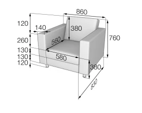 Кресло O1 Офис MVK images