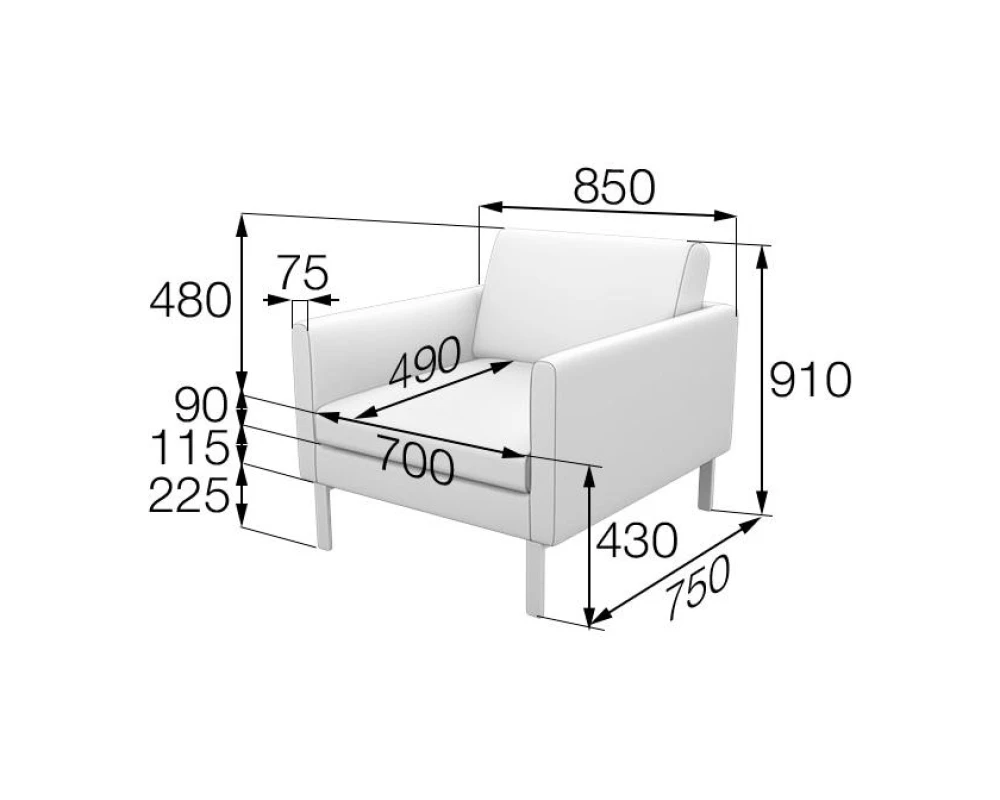 Кресло Ol1 Олли MVK