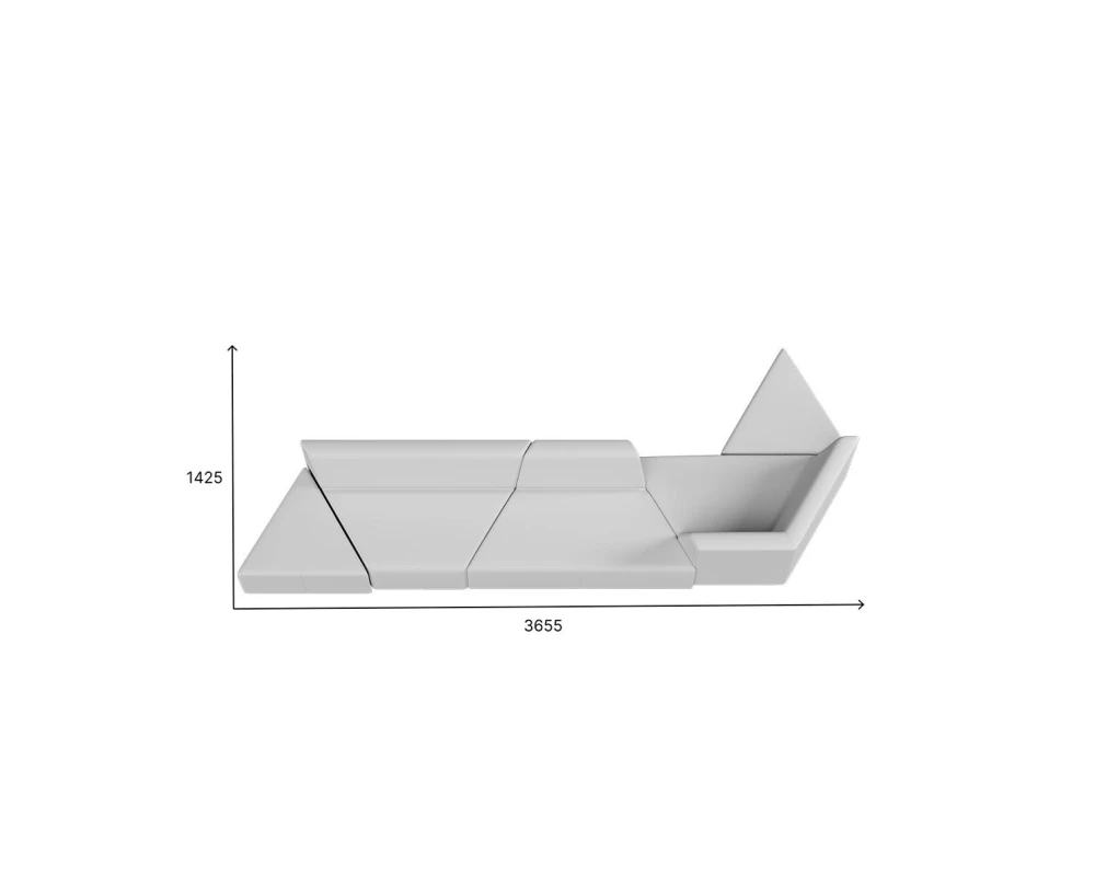Комплект мягкой мебели Оригами MVK