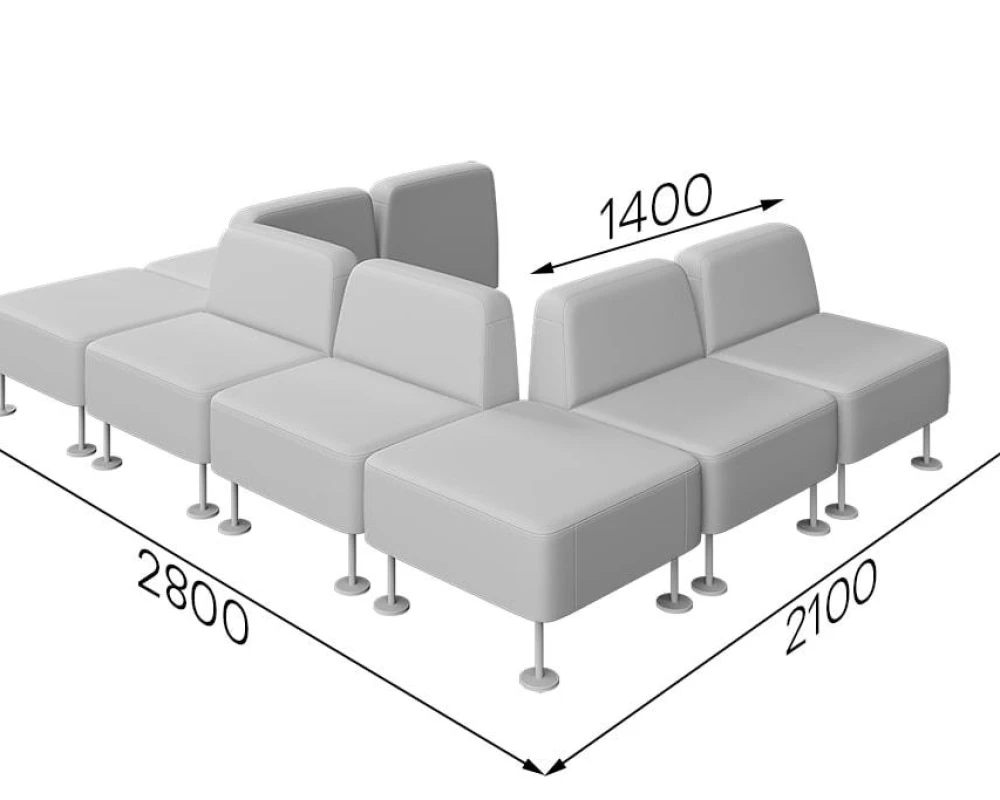 Комплект мягкой мебели Смарт MVK