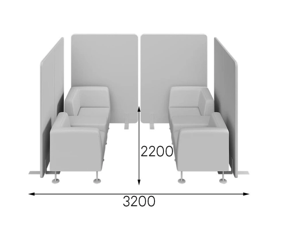 Комплект мягкой мебели Смарт MVK