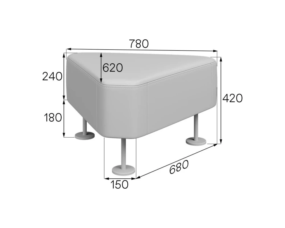 Модуль треугольный СМ-П60° Смарт MVK