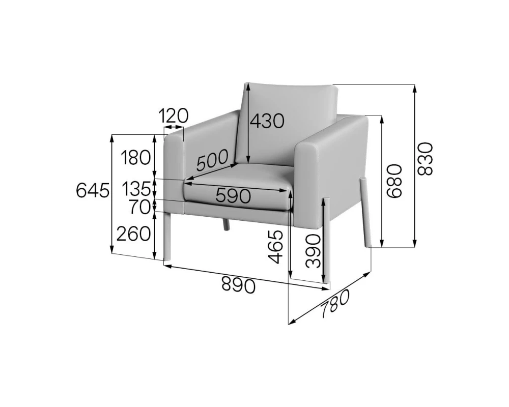 Кресло TL1-2 Талер MVK