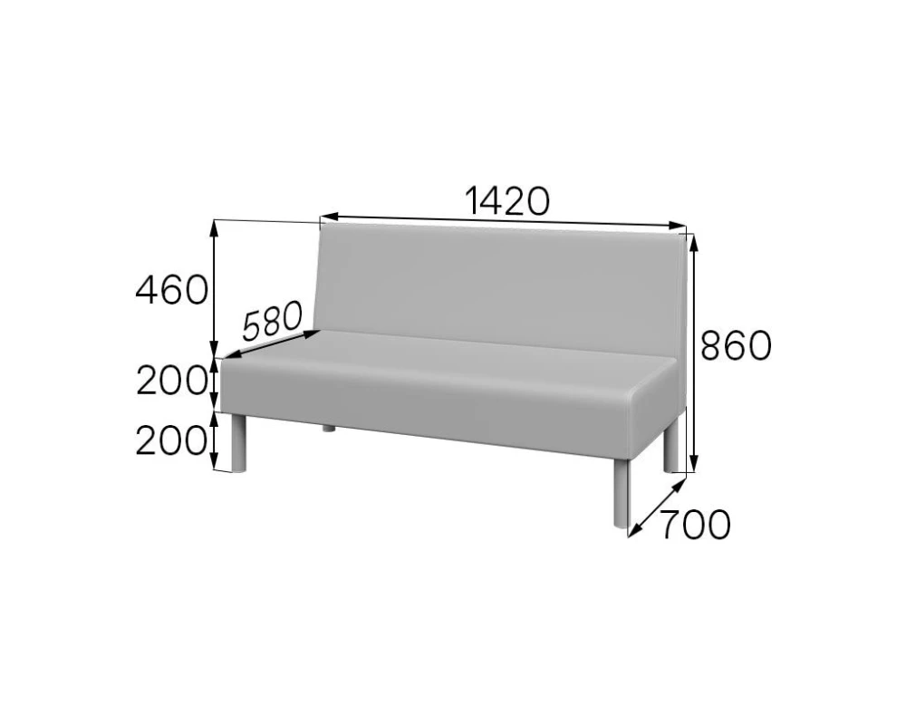 Модуль 2-местный высокий U2H Юнит MVK