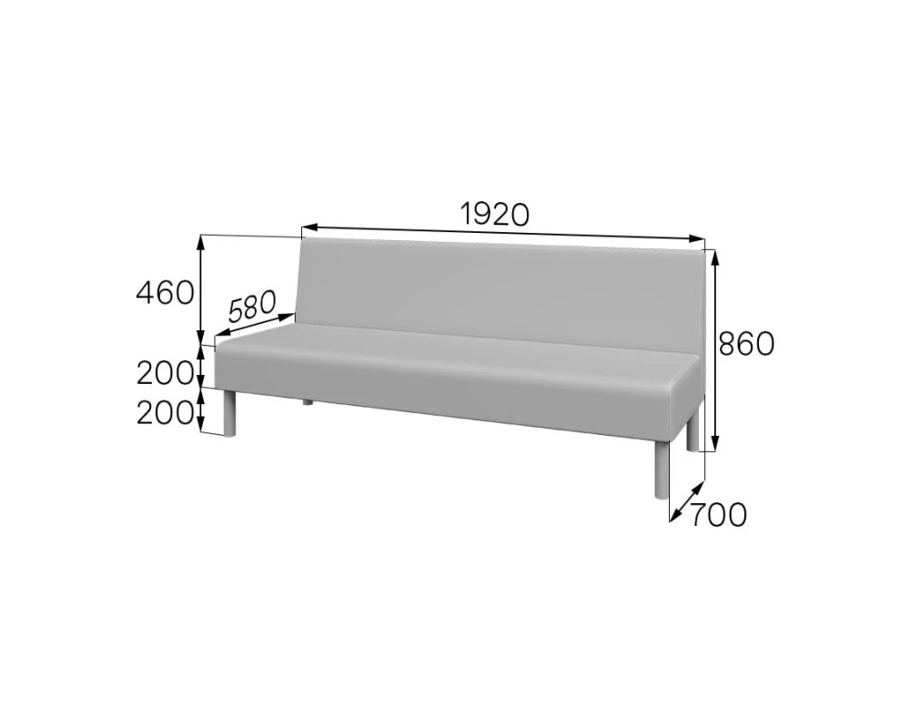 Модуль 3-местный высокий U3H Юнит MVK