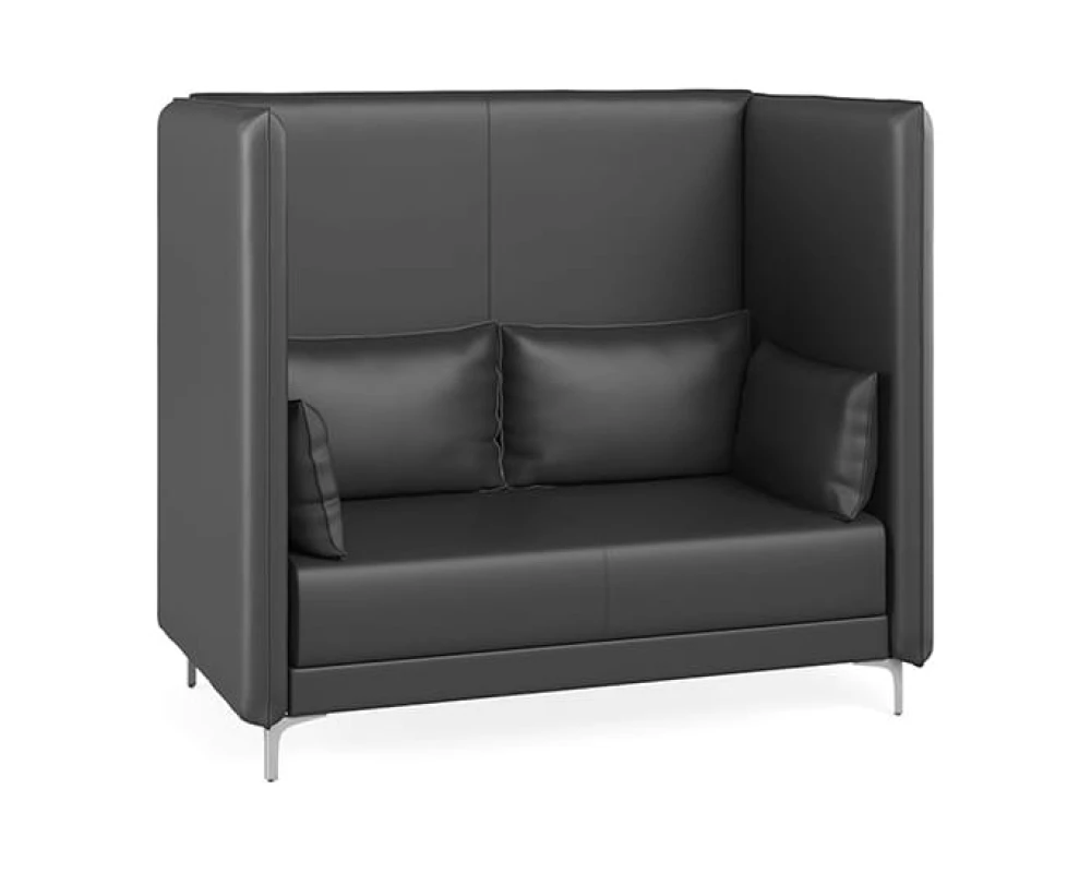 2-х местный диван высокий Графит