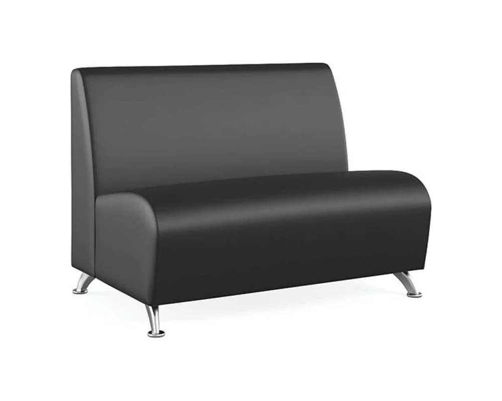 Прямой 2-местный модуль Интер Хром