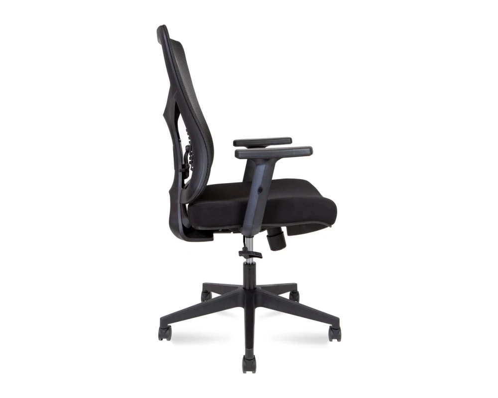 Кресло Norden Аспер LB / Asper LB черный пластик  Сетка/ Ткань, Черный