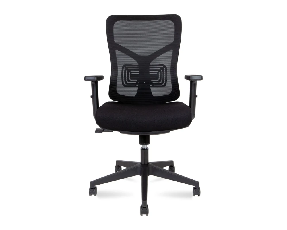 Кресло Norden Аспер LB / Asper LB черный пластик  Сетка/ Ткань, Черный