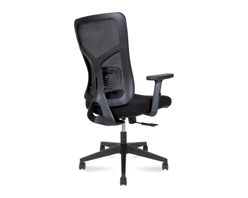 Кресло Norden Аспер LB / Asper LB черный пластик  Сетка/ Ткань, Черный