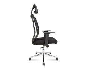 Кресло Norden Тема Хром / Tema Сhrome 2D Сетка/ Ткань, Черный images