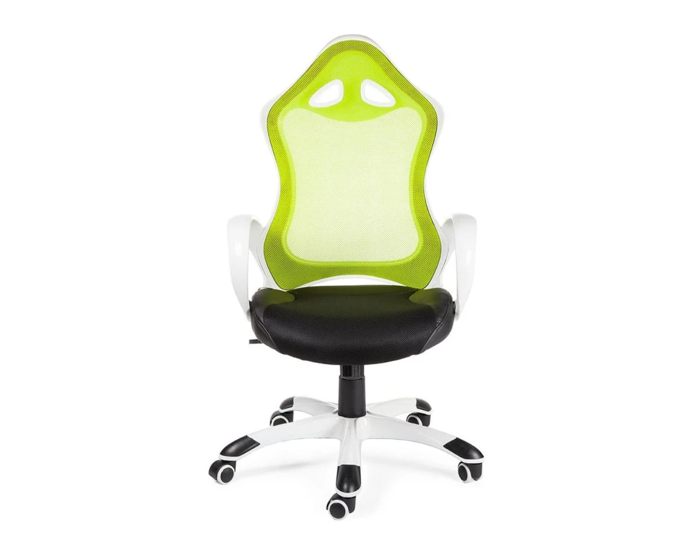 Кресло Norden Тесла Сетка/ Ткань, Зеленый/Черный