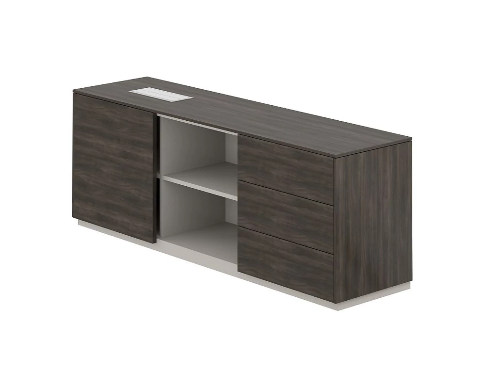 Тумба опорная, 1700x450x620 правая Атлас / Atlas Брэнсон трюфель