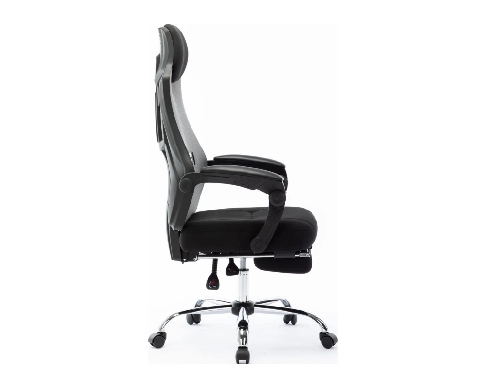 Кресло Norden 007 Нью / 007 NEW / черный пластик Сетка/Ткань, Черный