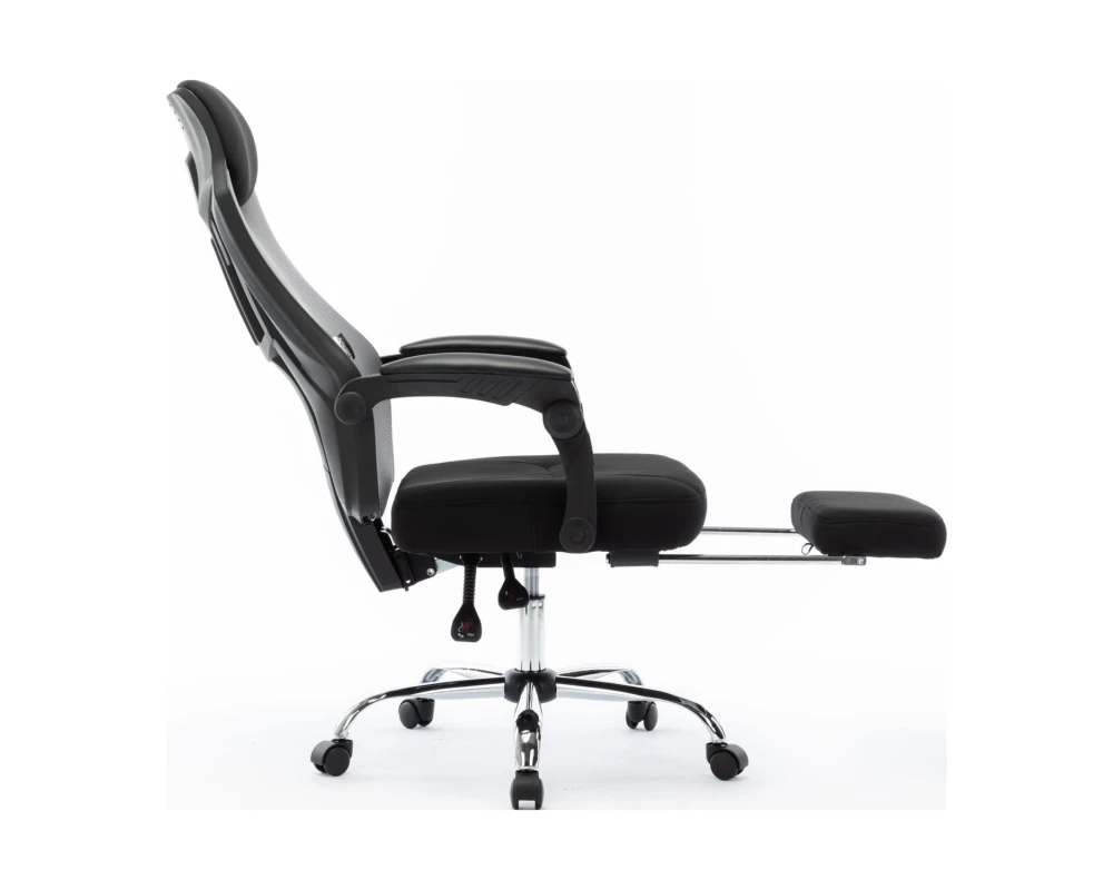 Кресло Norden 007 Нью / 007 NEW / черный пластик Сетка/Ткань, Черный