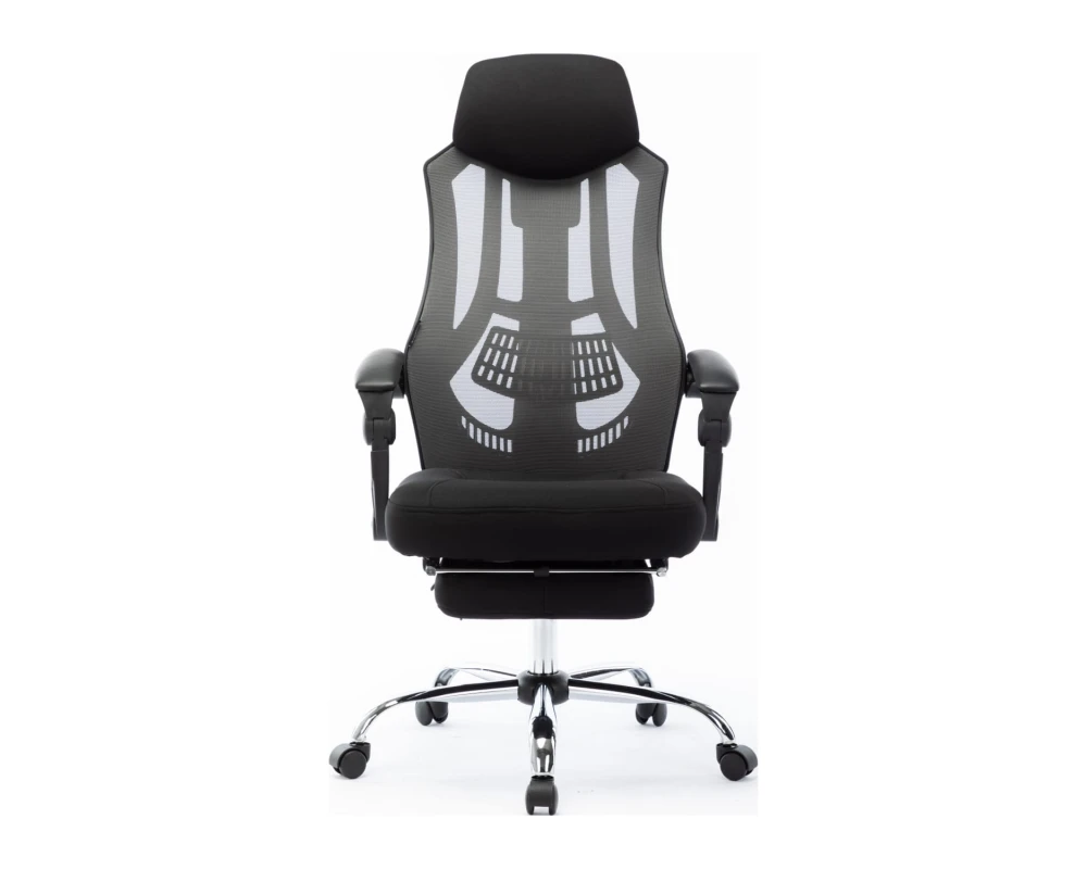 Кресло Norden 007 Нью / 007 NEW / черный пластик Сетка/Ткань, Черный