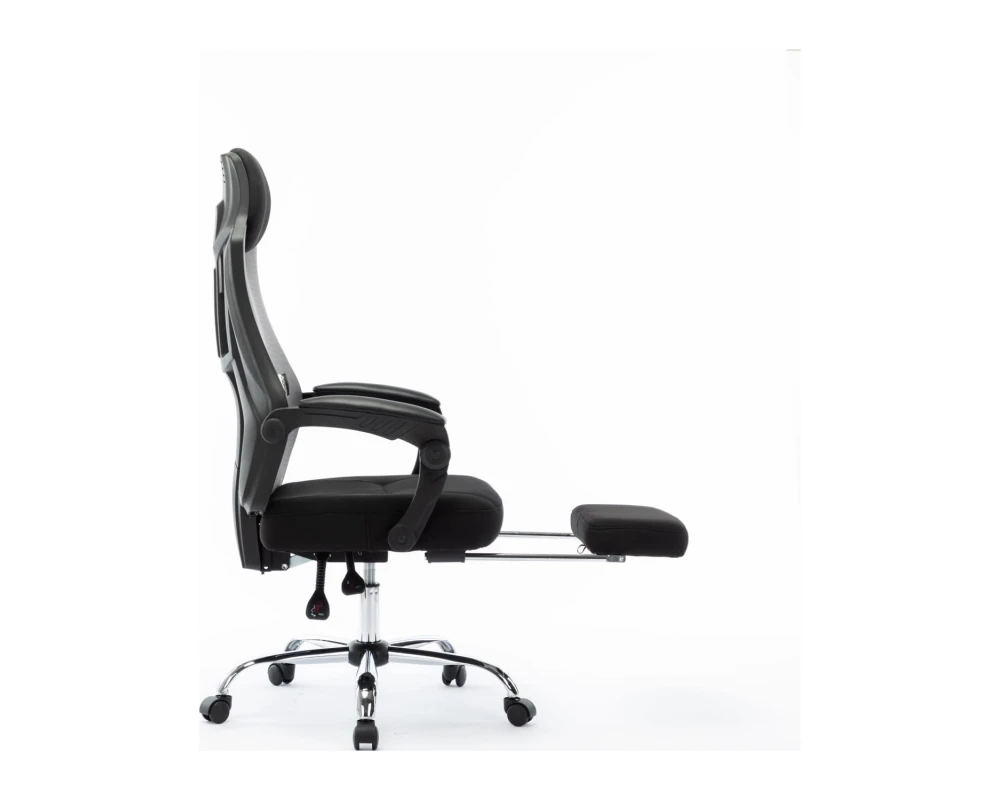 Кресло Norden 007 Нью / 007 NEW / черный пластик Сетка/Ткань, Черный