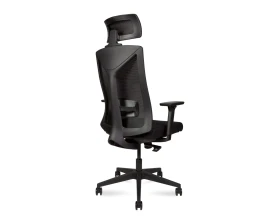 Кресло Norden Бостон black Сетка/Ткань, Черный images