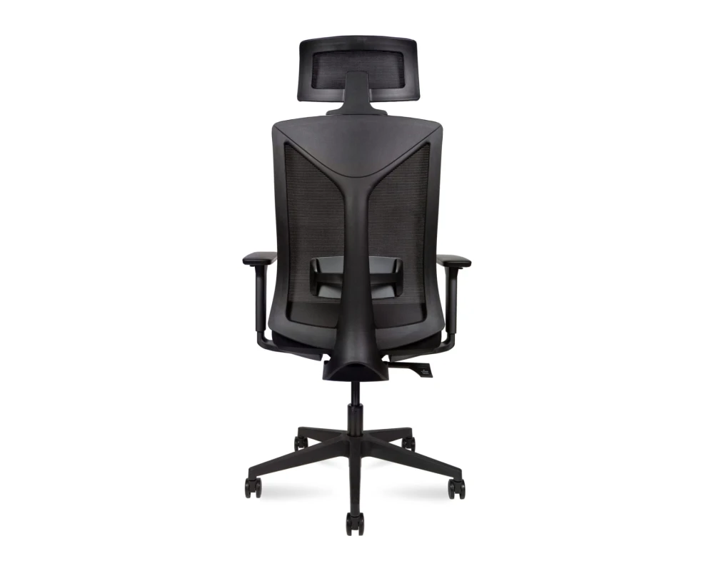 Кресло Norden Бостон black Сетка/Ткань, Черный