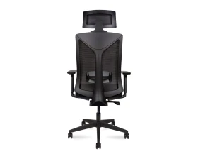 Кресло Norden Бостон black Сетка/Ткань, Черный images