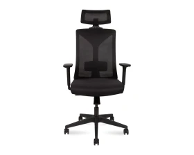 Кресло Norden Бостон black Сетка/Ткань, Черный images