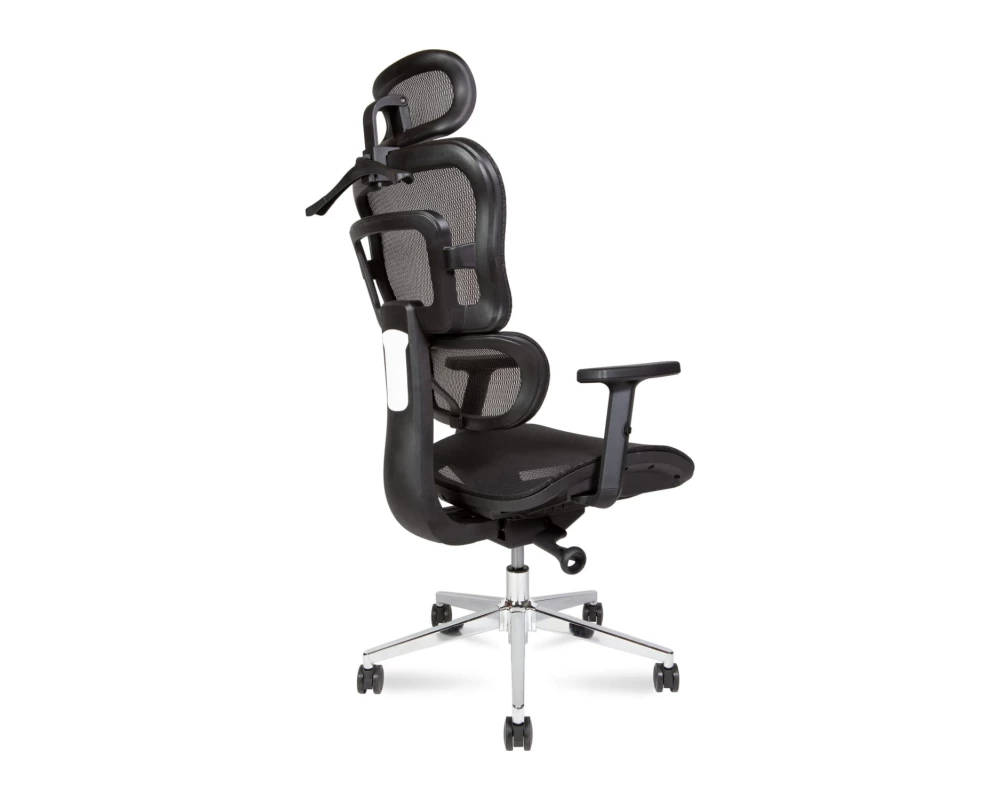 Кресло Norden Ergo M Сетка/Ткань, Черный