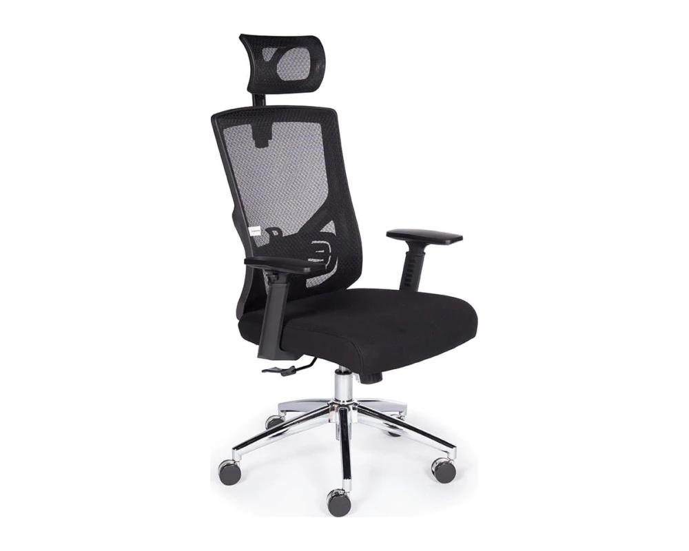 Кресло Norden Гарда SL Сетка/Ткань, Черный