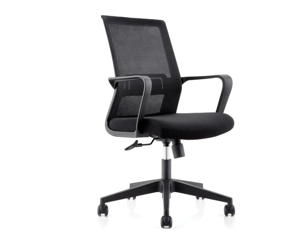 Кресло Norden Интер LB Сетка/Ткань, Черный