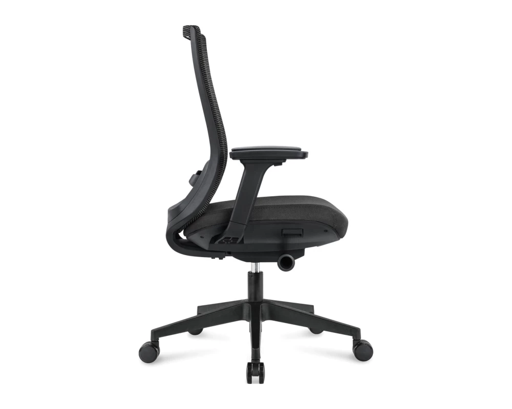 Кресло Norden Руби блэк / Ruby black LB Сетка/Ткань, Черный