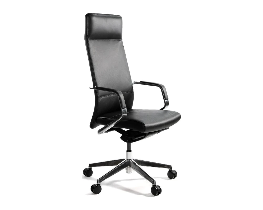 Кресло Norden Сиена Натуральная кожа, Черный