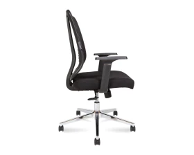 Кресло Norden Тема Хром / Tema Сhrome LB Сетка/Ткань, Черный images