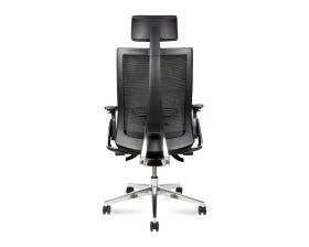 Кресло Norden Вог алюминюм / Vogue aluminium Сетка/Ткань, Черный images