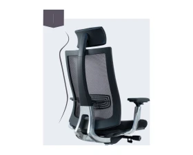 Кресло Norden Вог алюминюм / Vogue aluminium Сетка/Ткань, Черный images