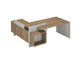 Стол правый 2000x1798x840 Вуд Стоун / Wood&Stone images