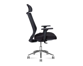 Кресло Norden Mono chrom Сетка/Ткань, Черный images