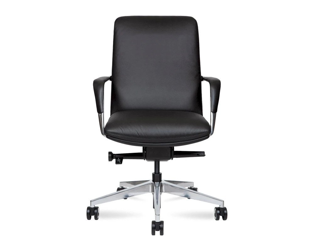 Кресло Norden Neo LB Натуральная кожа, Черный